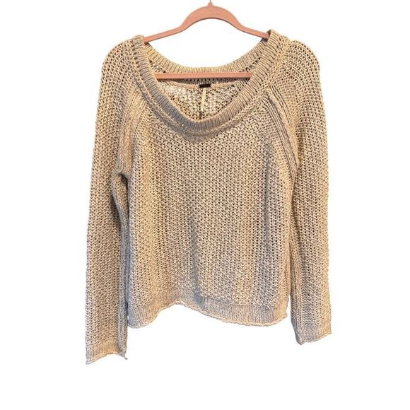 Free People Sweaters - Free People Women's Crew Neck Knit Sweater Size S